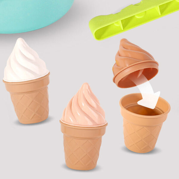 WOOPIE Zestaw do Piasku FUN ICE CREAM Lody 2w1 Fabryka Śnieżek 15 el. - 002
