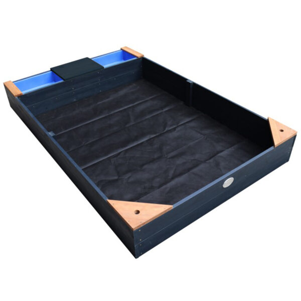 AXI Duża Piaskownica z Pojemnikami Siedziskiem i Przykryciem - 001