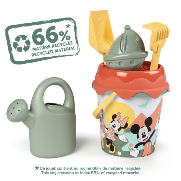 SMOBY GREEN Wiaderko z Akcesoriami do Piasku i Konewką z Bioplastiku - 004