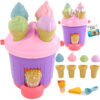 WOOPIE Zestaw do Piaskownicy Lody Foremki Wiaderko z Lodami do piasku - 001