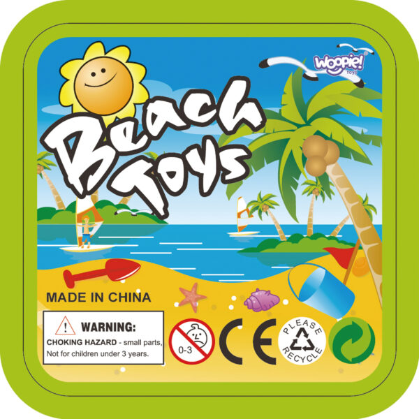 WOOPIE Zestaw do Piaskownicy Lody Foremki Wiaderko z Lodami do piasku - 003