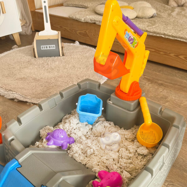 WOOPIE Przenośna Piaskownica Zamek Zamykana + 9 akc. - 004