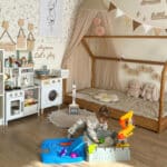 WOOPIE Przenośna Piaskownica Zamek Zamykana + 9 akc. - 007