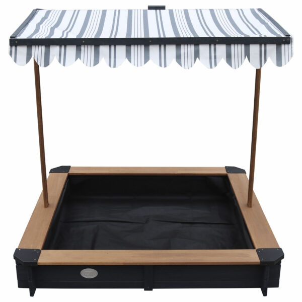 AXI Drewniana Piaskownica z Daszkiem Zamykana z Ławkami - 008