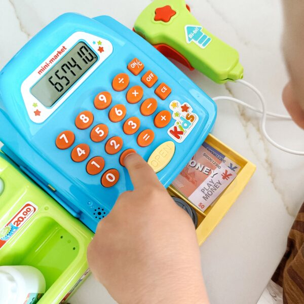 WOOPIE Kasa Sklepowa z Półką i Akcesoriami - 002