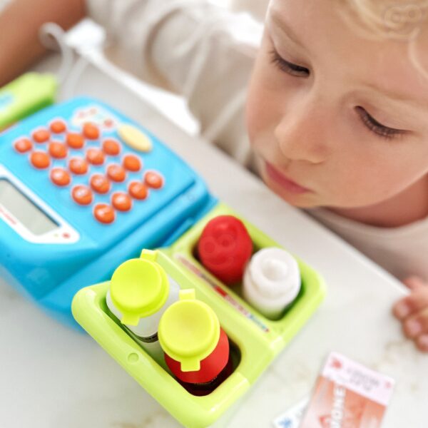 WOOPIE Kasa Sklepowa z Półką i Akcesoriami - 003