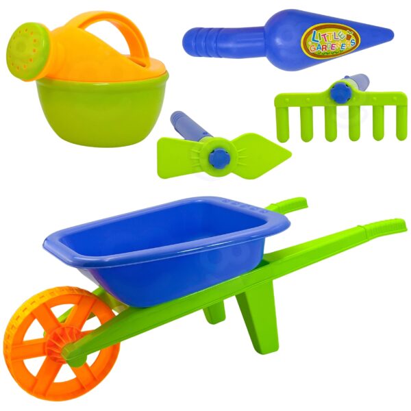 WOOPIE Taczka Ogrodowa Zestaw Małego Ogrodnika 13el. - 001