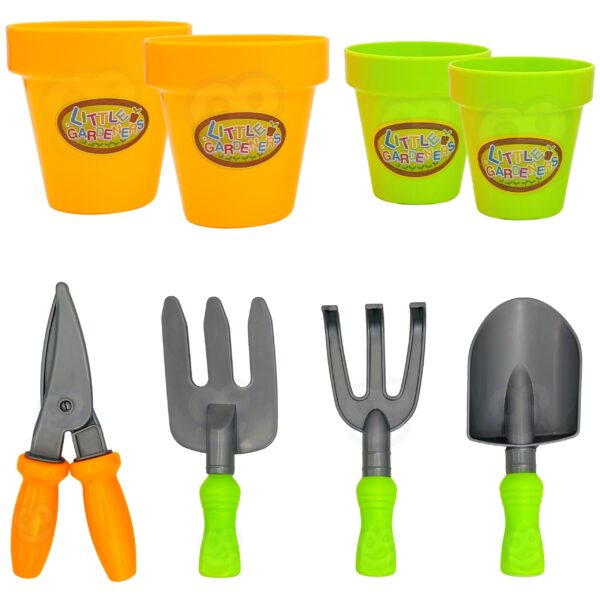 WOOPIE Taczka Ogrodowa Zestaw Małego Ogrodnika 13el. - 002
