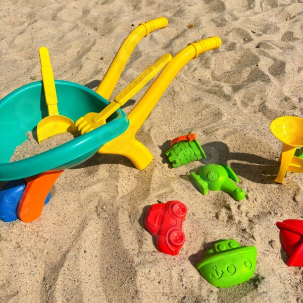 WOOPIE Taczka Ogrodowa Zestaw do Piasku 10 el. - 009