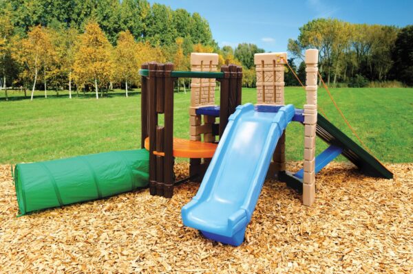 Little Tikes Plac Zabaw Przeplotnia ze Zjeżdżalnią - 002