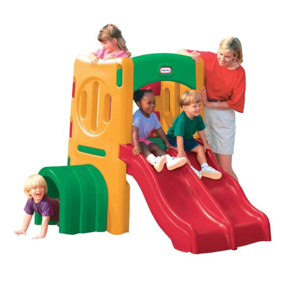 Małpi gaj z podwójną zjeżdżalnią Little Tikes - 001
