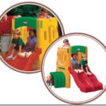Małpi gaj z podwójną zjeżdżalnią Little Tikes - 003