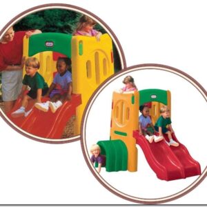 Małpi gaj z podwójną zjeżdżalnią Little Tikes - 003