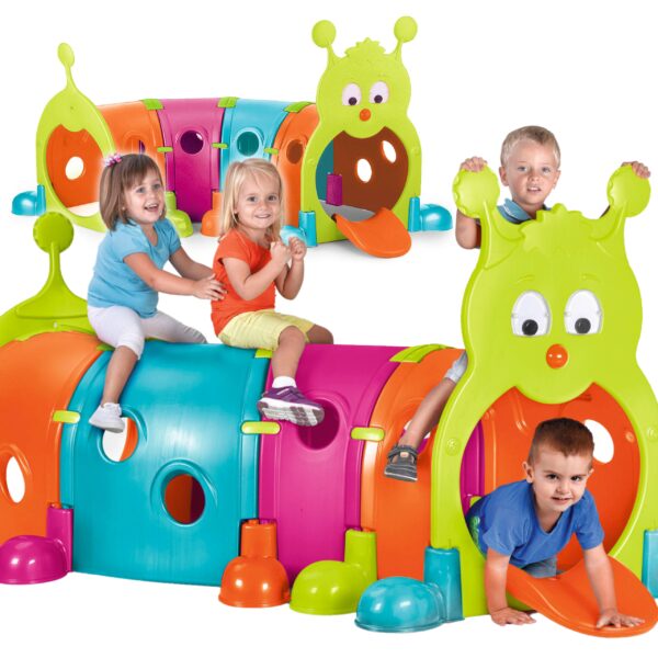 FEBER Duży Tunel dla dzieci Gąsienica XXL Modułowy Plac Zabaw - 001 FEBER Duży Tunel dla dzieci Gąsienica XXL Modułowy Plac Zabaw - 001