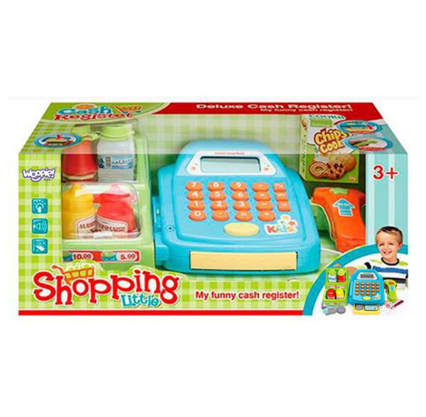 WOOPIE Kasa Sklepowa z Półką i Akcesoriami - 012
