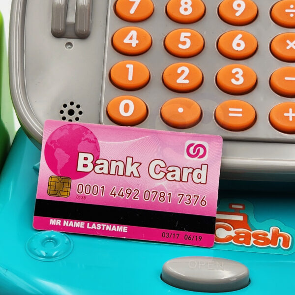 WOOPIE Kasa Sklepowa z Półką DINO Niebieski - 005