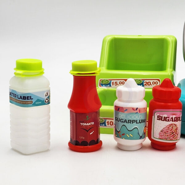 WOOPIE Kasa Sklepowa z Półką DINO Niebieski - 006