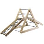CLASSIC WORLD EDU Drewniany Plac Zabaw XL Zestaw Drabinka Montessori do Wspinaczki - 001