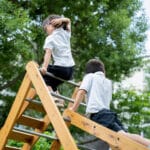 CLASSIC WORLD EDU Drewniany Plac Zabaw XL Zestaw Drabinka Montessori do Wspinaczki - 006
