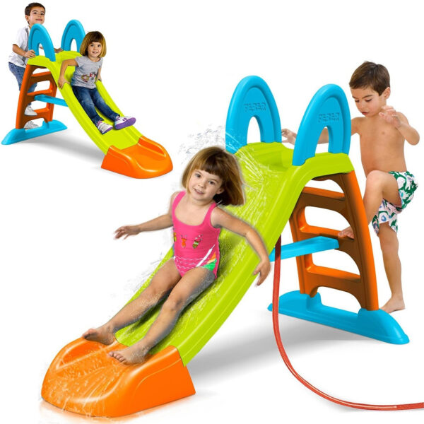 FEBER Wodna Zjeżdżalnia Ogrodowa Ślizg 152 cm - 001