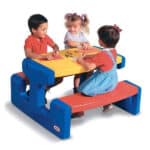 Little tikes Ogromny stół piknikowy Stolik niebieski - 001