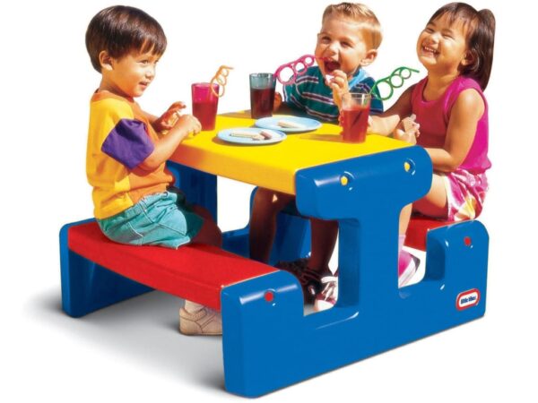 Little tikes Ogromny stół piknikowy Stolik niebieski - 003