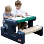 Little Tikes Stolik Piknikowy dla Dzieci Niebiesko-Zielony do Ogrodu - 001