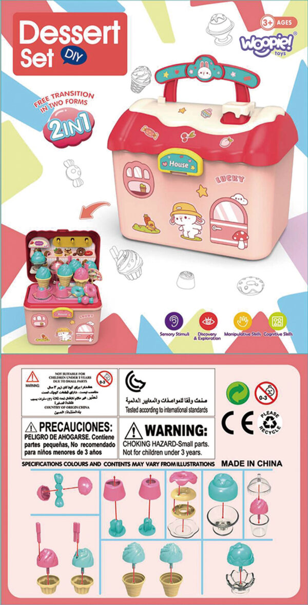 WOOPIE Lodziarnia 2w1 Walizka 16 el. - 006