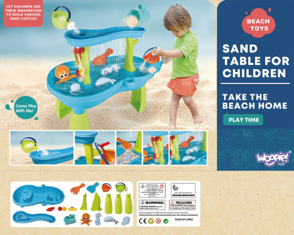 WOOPIE Stolik Wodny Ośmiornica 18 akc. - 006