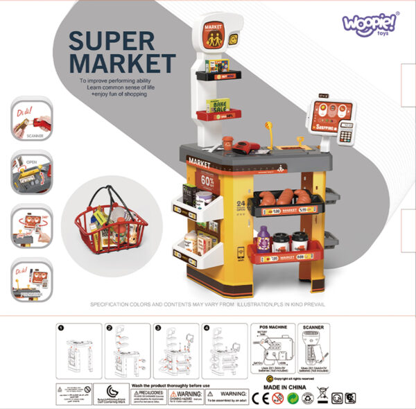 WOOPIE Interaktywny  Super Market dla Dzieci Akcesoria - 007