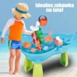WOOPIE Stolik Wodny 2w1 Piaskownica Wodospad 10 el. - 003