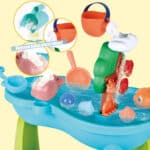 WOOPIE Stolik Wodny 2w1 Piaskownica Wodospad 10 el. - 004