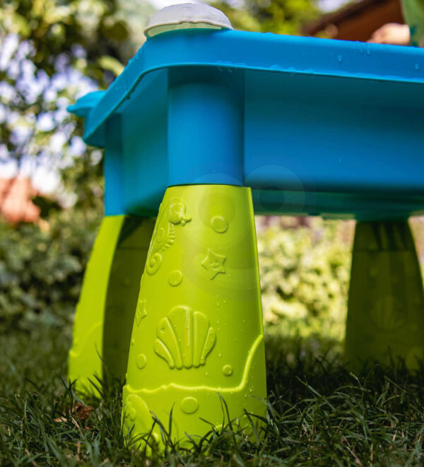 WOOPIE Stolik Wodny 2w1 Piaskownica Kaczuszka Wodospad 9 akc. - 006