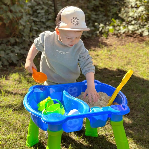 WOOPIE Stolik Wodny 2w1 Piaskownica 9 akc. - 007