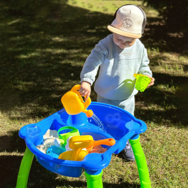 WOOPIE Stolik Wodny 2w1 Piaskownica 9 akc. - 010