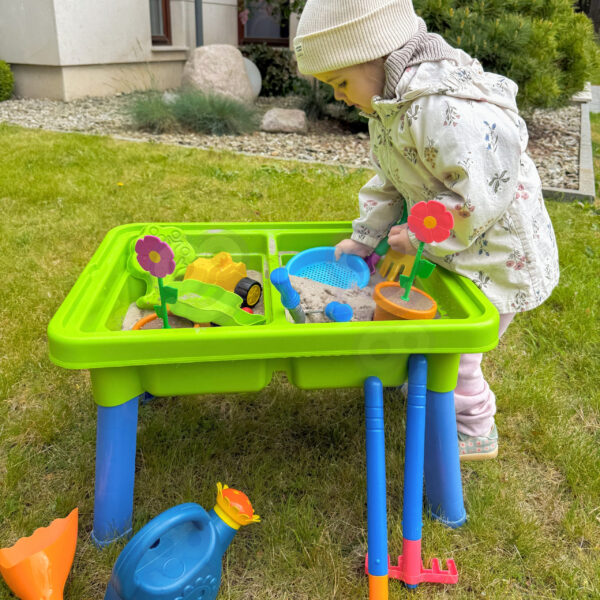 WOOPIE Stolik Wodny 2w1 Piaskownica 13 Akc. - 010