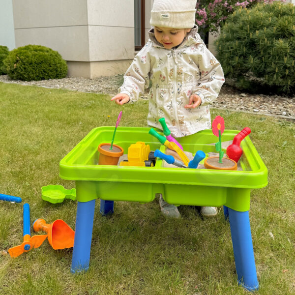 WOOPIE Stolik Wodny 2w1 Piaskownica 13 Akc. - 012