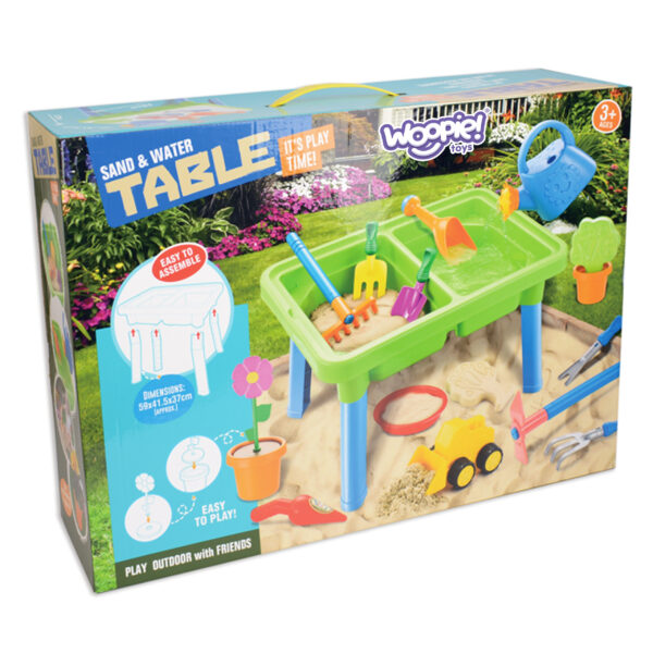 WOOPIE Stolik Wodny 2w1 Piaskownica 13 Akc. - 015