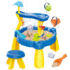 WOOPIE Stolik Wodny XL z Krzesełkiem 2w1 Piaskownica Delfinek 12el. - 001