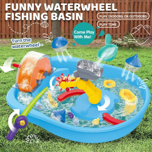 WOOPIE Tor Wodny 2w1 Gra Łowienie Rybek 14el. - 002