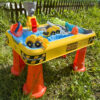 WOOPIE Stolik Wodny 2w1 Piaskownica Plac Budowy + 4 Autka 12el. - 002