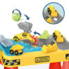 WOOPIE Stolik Wodny 2w1 Piaskownica Plac Budowy + 4 Autka 12el. - 008