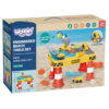 WOOPIE Stolik Wodny 2w1 Piaskownica Plac Budowy + 4 Autka 12el. - 011