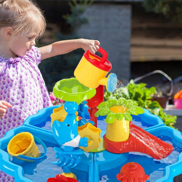 WOOPIE Stolik Wodny 2w1 Piaskownica z Krzesełkiem Aquapark z Delfinem - 004