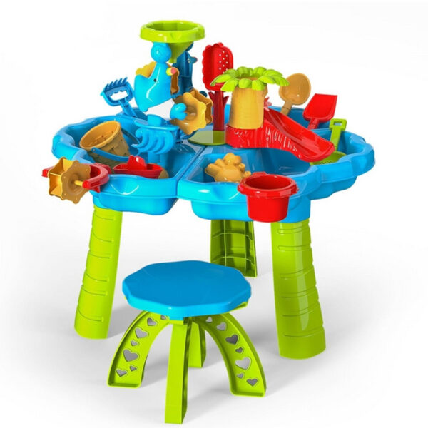 WOOPIE Stolik Wodny 2w1 Piaskownica z Krzesełkiem Aquapark z Delfinem - 007