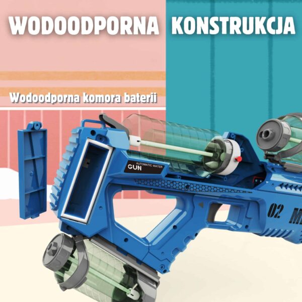 WOOPIE Pistolet na Wodę Elektryczny Automatyczny Merkury - 005