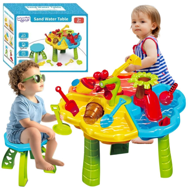 WOOPIE Stolik Wodny z Krzesełkiem 2w1 Piaskownica - 001
