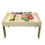 MASTERKIDZ Drewniany Stół Edukacyjny + AKCESORIA STEM WALL - 010