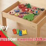 MASTERKIDZ Drewniany Stół Edukacyjny + AKCESORIA STEM WALL - 016