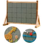 MASTERKIDZ Drewniana Ściana Tablica XXL Naukowa Kreatywna STEM WALL Outdoor - 001